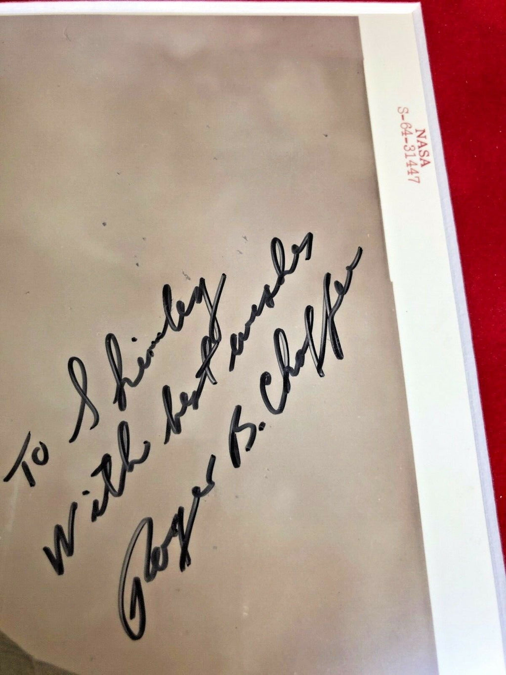 ROGER CHAFFEE * Zarelli LOA * PSA * NASA Red Number ** APOLLO 1 Autograph SIGNED