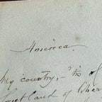 SAMUEL FRANCIS SMITH *Beckett BAS * America / My Country 'Tis of Thee AUTOGRAPH