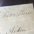 FRANKLIN PIERCE * PSA/DNA Slab * Autograph Free Frank Envelope Signed *