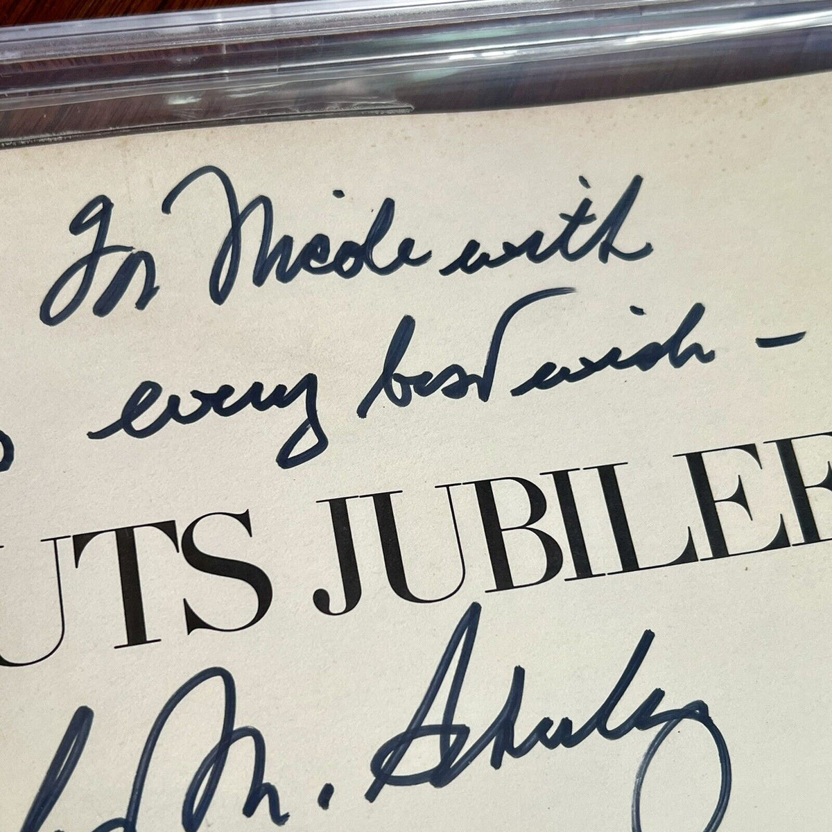 CHARLES M. SCHULZ * Beckett * AUTOGRAPH Drawing SNOOPY Woodstock Signed Sketch *