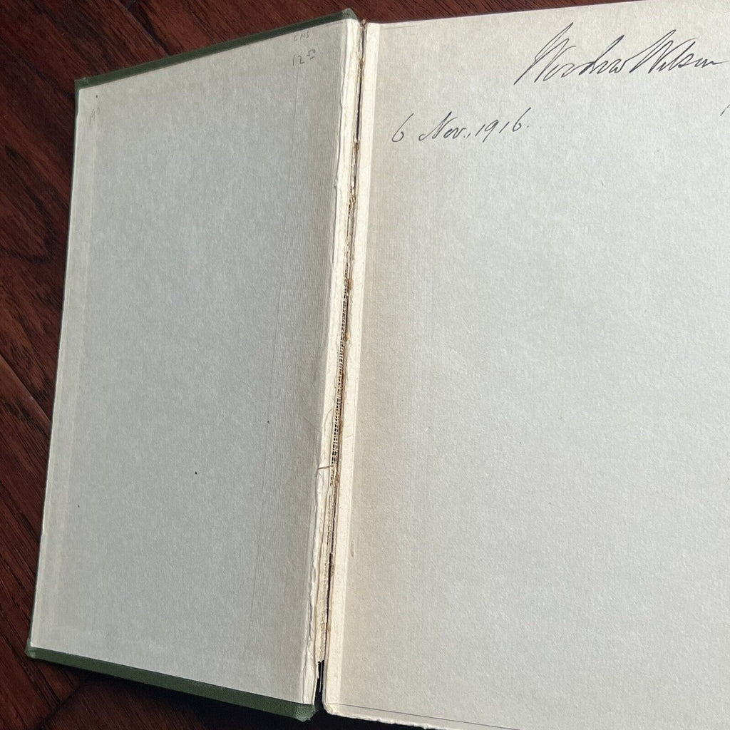 WOODROW WILSON * PSA/DNA * Biography of George Washington Autograph Signed Book