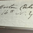 BOSTON CORBETT * PSA/DNA * Autograph Abraham Lincoln Avenger Signed * Shot Booth