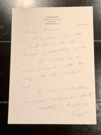 George HW Bush * PSA/DNA * Handwritten AUTOGRAPH letter SIGNED * 1979
