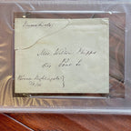 FLORENCE NIGHTINGALE * PSA/DNA * AUTOGRAPH Envelope SIGNED * To Red Cross Member