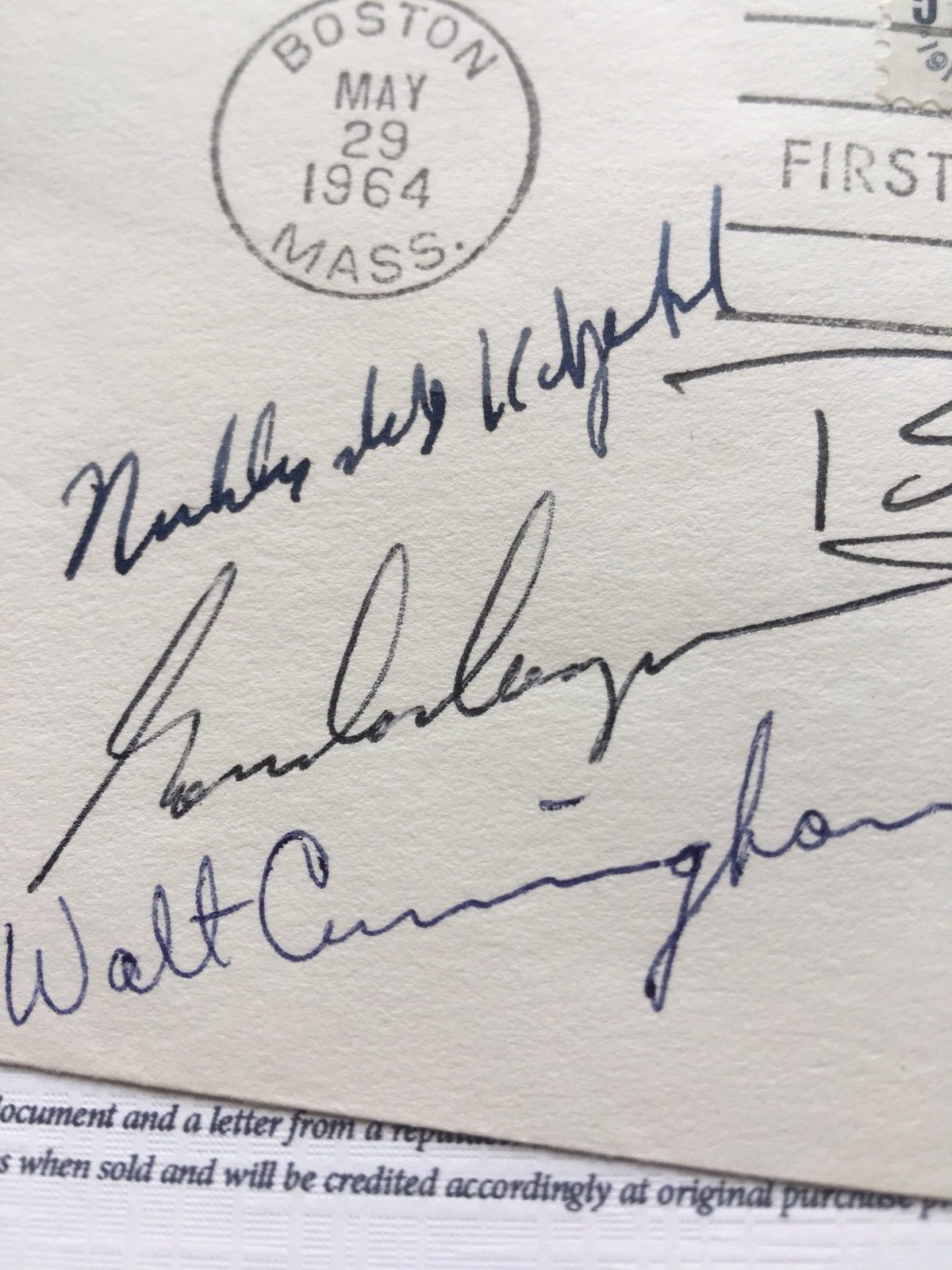 BUZZ ALDRIN * Gordon COOPER * CUNNINGHAM * Autograph Signed * JOHN KENNEDY FDC