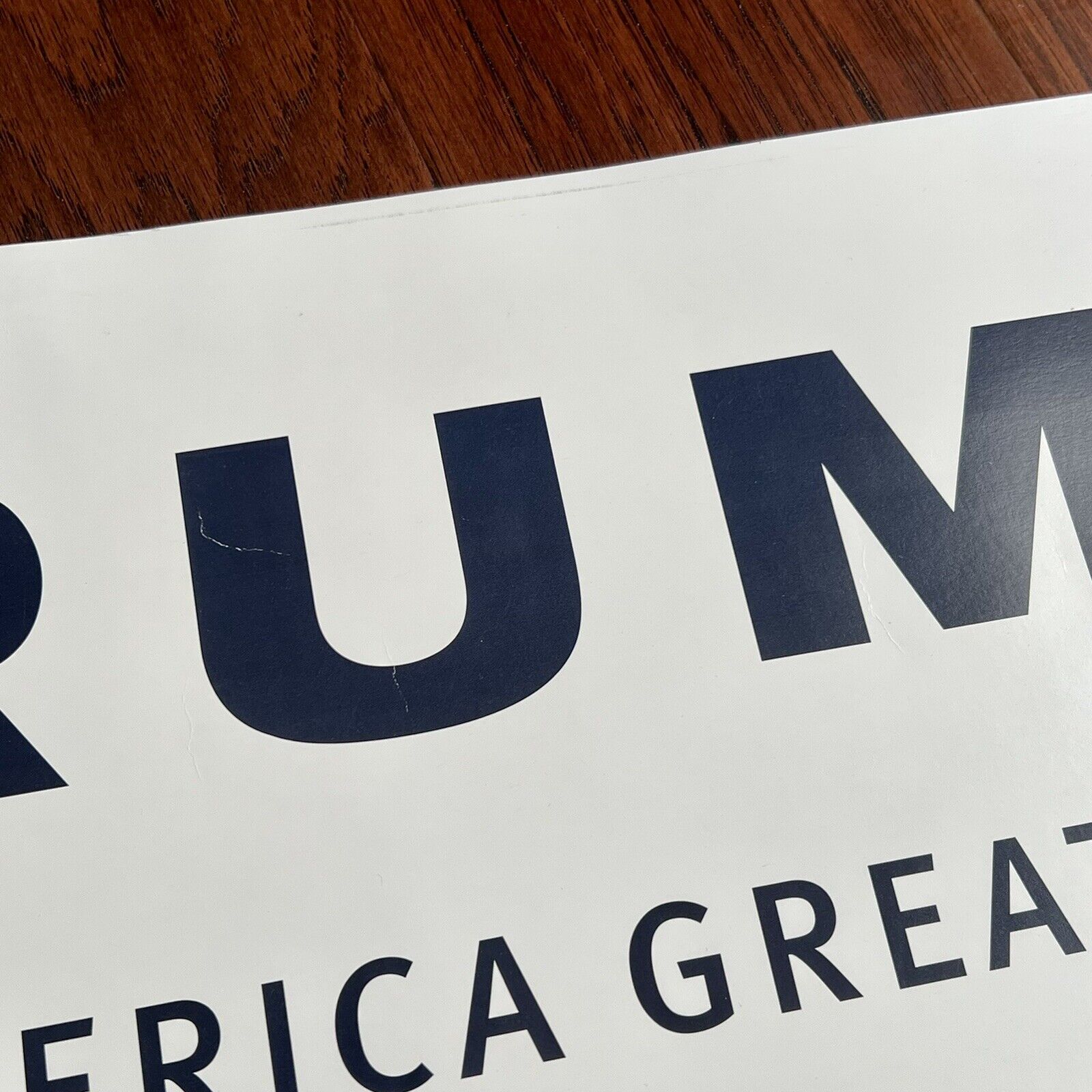 DONALD TRUMP * JSA * Signed Make America Great Again Campaign Autograph Poster