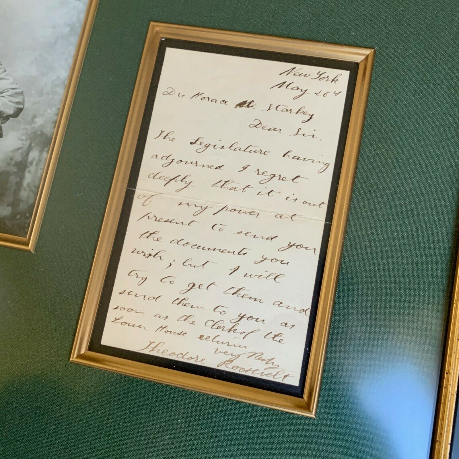 THEODORE ROOSEVELT * JSA LOA * Handwritten AUTOGRAPH Letter SIGNED * President