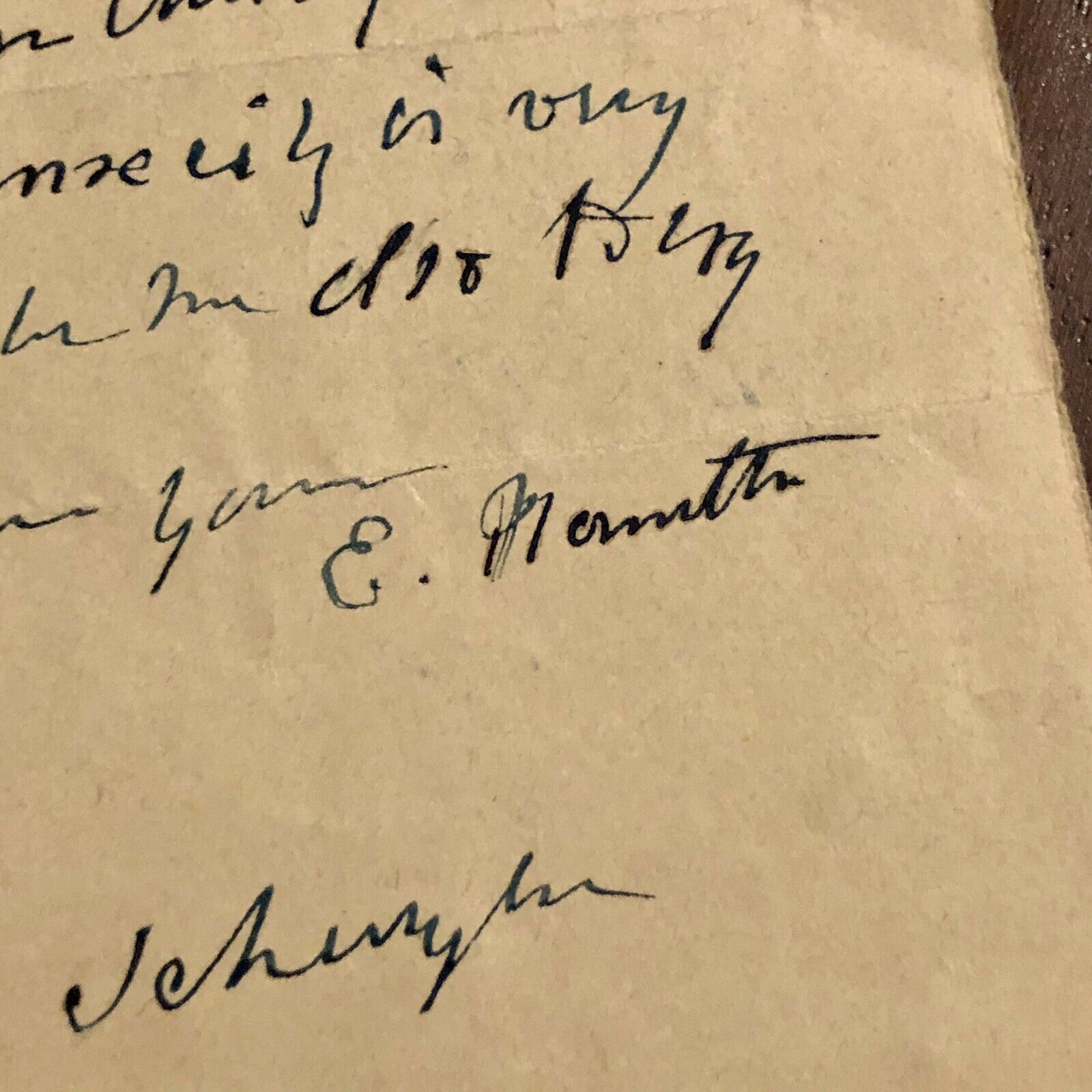 ELIZABETH ELIZA SCHUYLER HAMILTON * JSA LOA * Autograph Letter Signed to Family