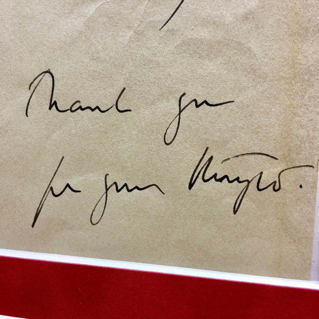 JOHN F. KENNEDY * PSA/DNA * WHITE HOUSE AUTOGRAPH Letter * Apollo + Soviets