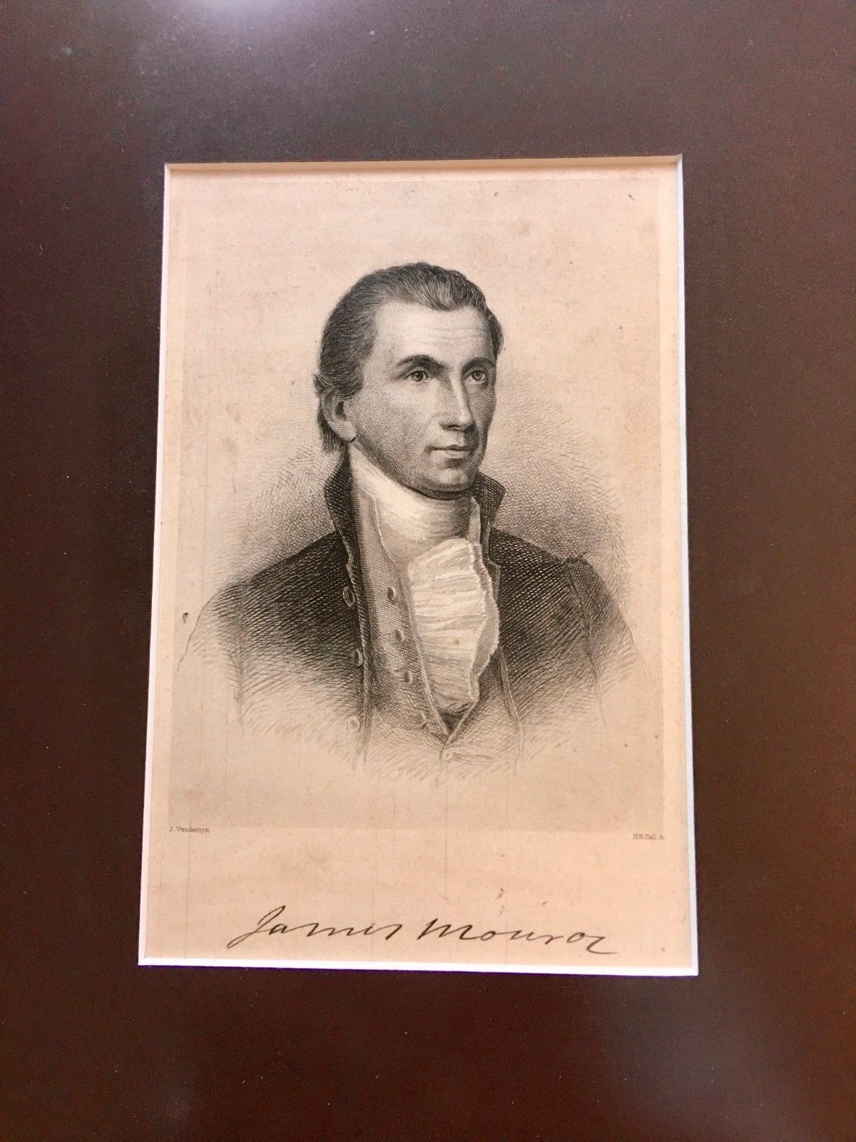 JAMES MONROE * Double (2x) AUTOGRAPH SIGNED as Secretary of State