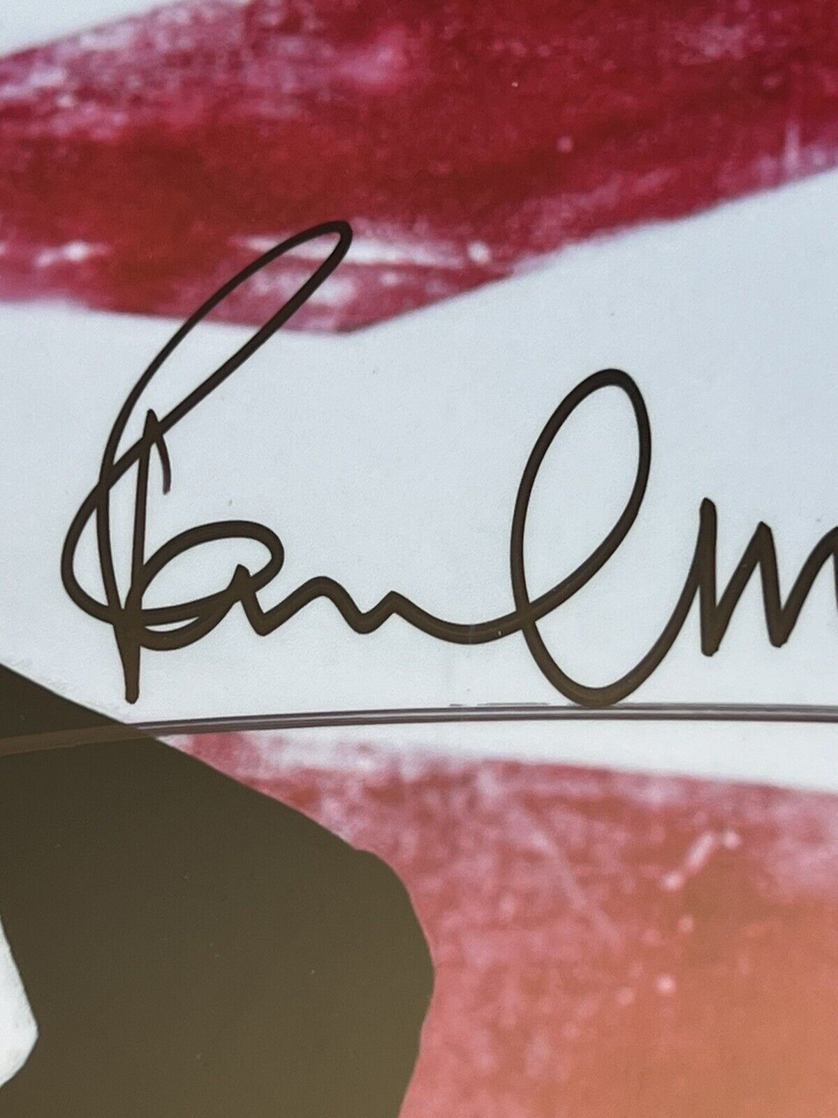 PAUL MCCARTNEY * PSA/DNA Slab * Signed Union Jack Tea Photo Autograph Beatles