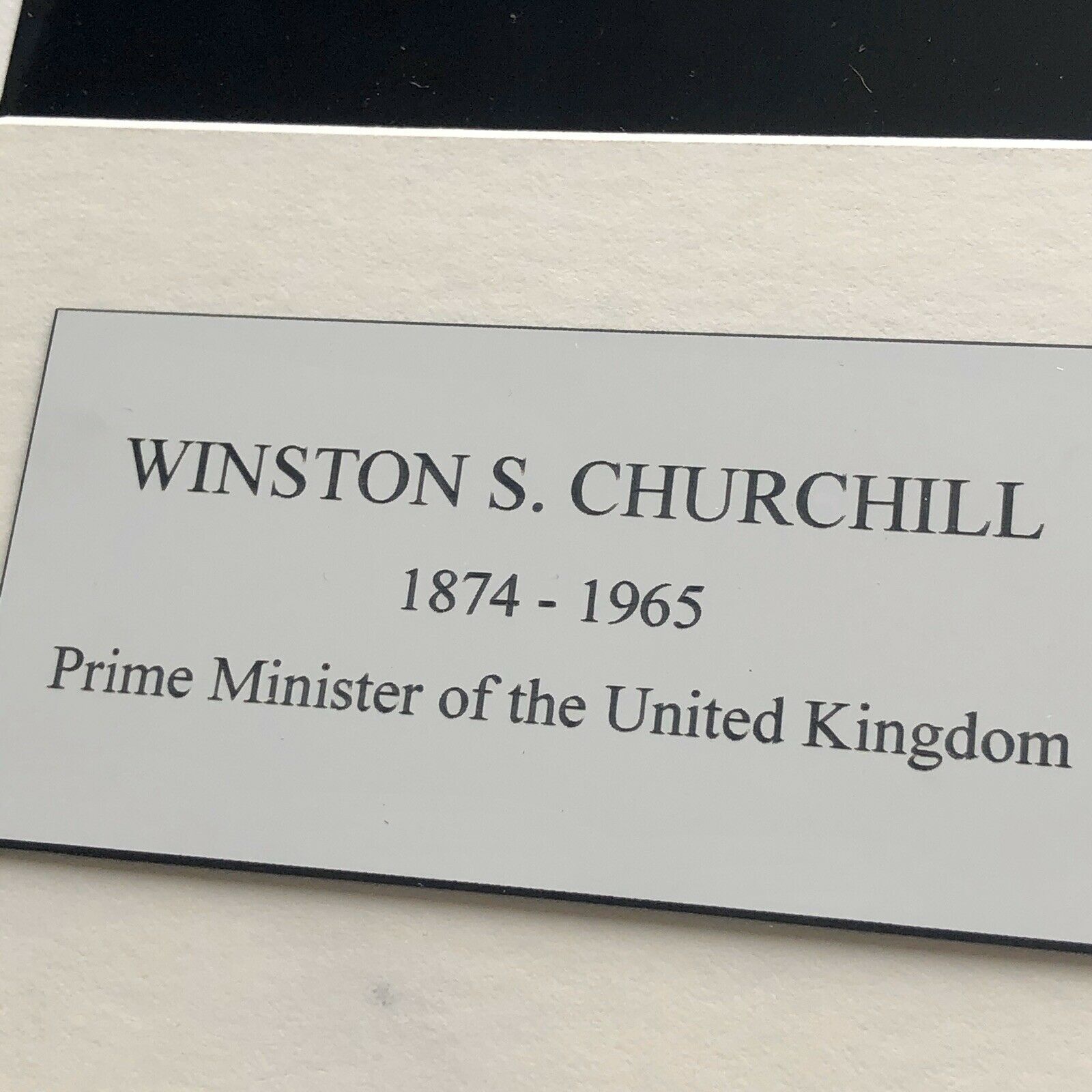 WINSTON S CHURCHILL * JSA LOA * Signed Letter RE "Drunkeness in UK" Autograph *