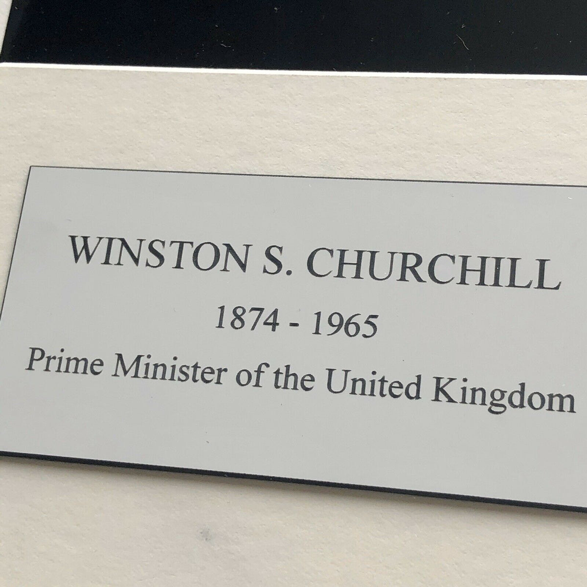 WINSTON S CHURCHILL * JSA LOA * Signed Letter RE "Drunkeness in UK" Autograph *