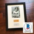 JOHN LENNON * BAS Beckett LOA * Autograph BED-IN Signature Signed * The Beatles