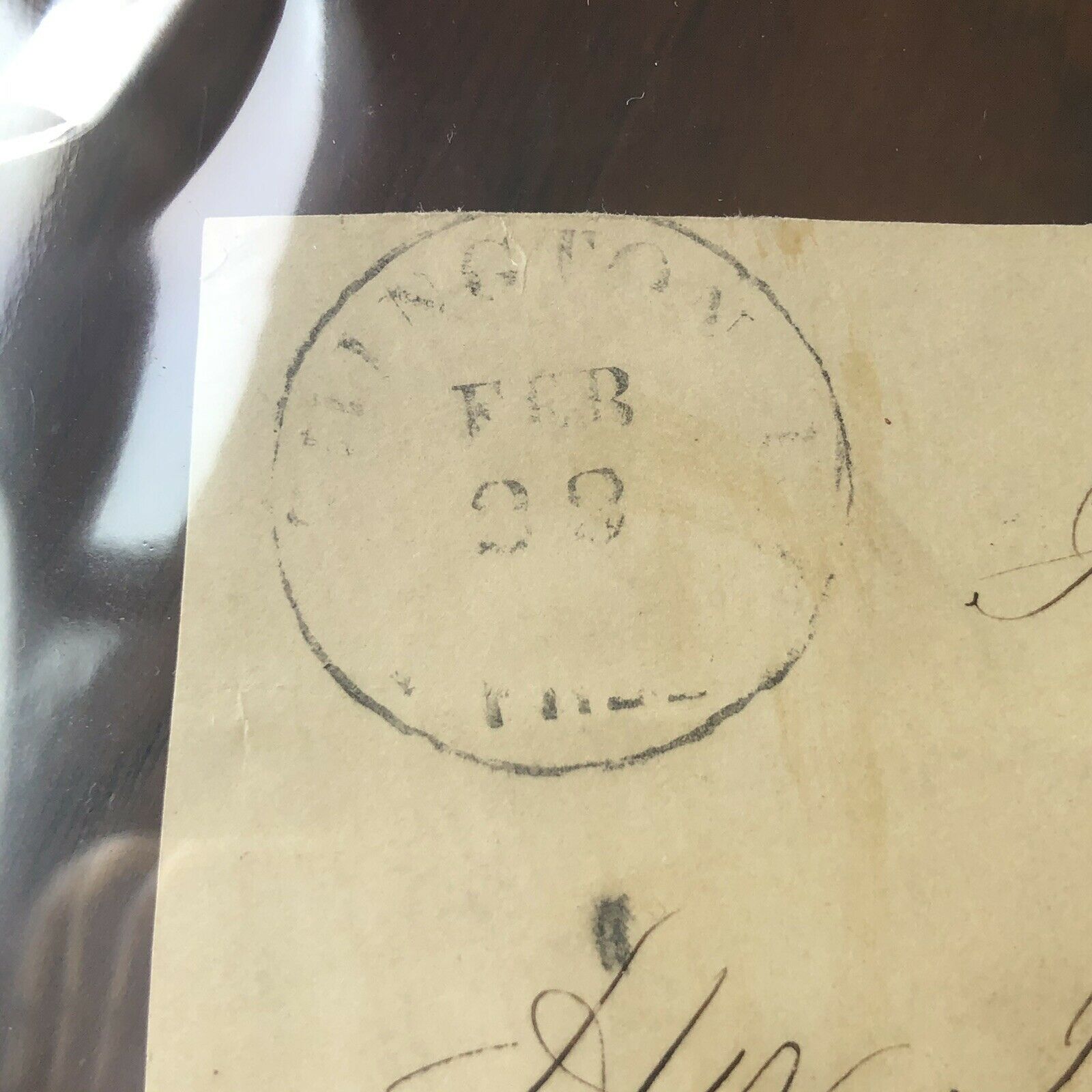 FRANKLIN PIERCE * PSA/DNA Slab * Autograph Free Frank Envelope Signed *
