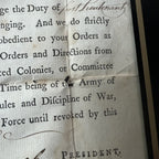 JOHN HANCOCK * Signed 1776 Appointment of Lexington Concord Soldier Autograph