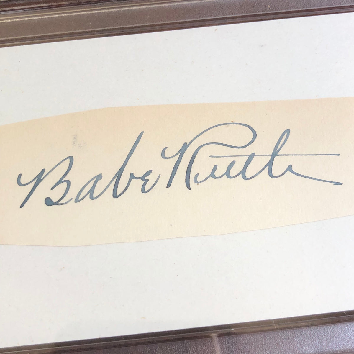 BABE RUTH * PSA/DNA * Mint 9 Graded Autograph Encapsulated Signed Slabbed Yankee