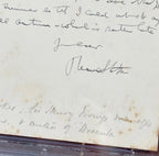 BRAM STOKER * PSA/DNA * "Dracula" Author Autograph Letter SIGNED to Publisher