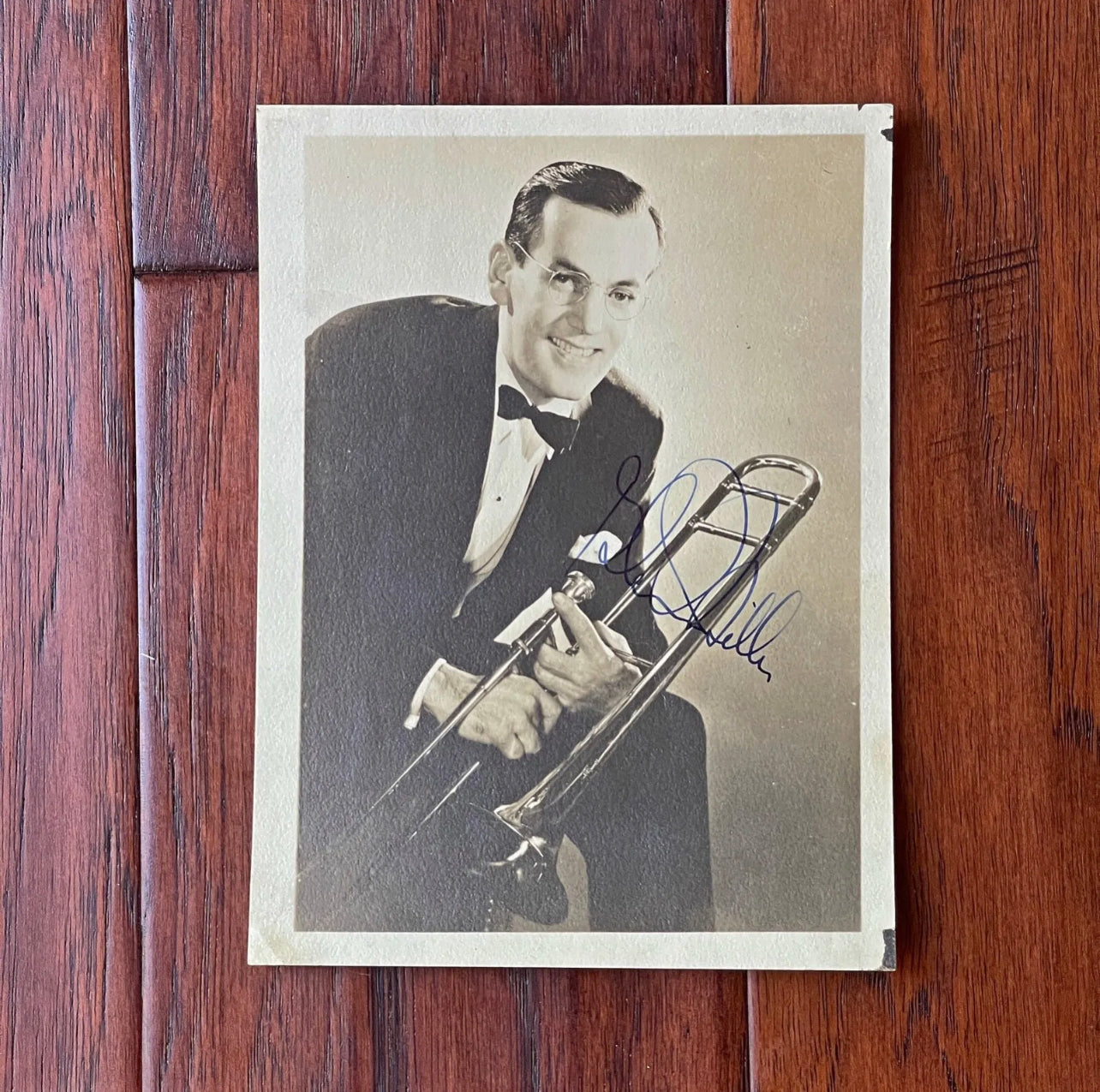 GLENN MILLER * PSA/DNA * Scarce AUTOGRAPH Photo Boldly SIGNED * Vanished
