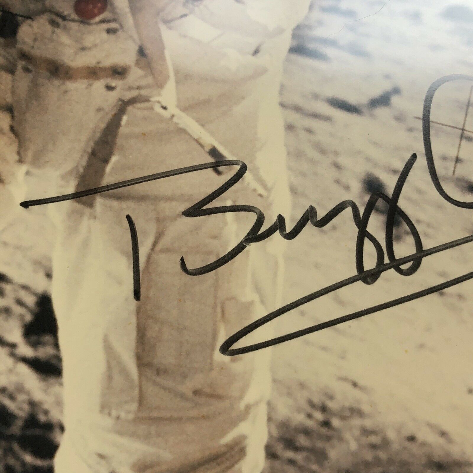 BUZZ ALDRIN * JSA LOA * 15x19 Autograph Photo Signed Apollo 11 Visor Shot Poster