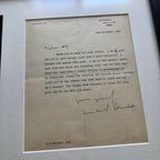 WINSTON S CHURCHILL * JSA LOA * Signed Letter RE "Drunkeness in UK" Autograph *