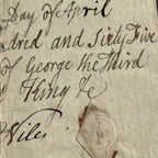 JOHN ADAMS * PSA/DNA * Handwritten Autograph Document Mentions George III Signed