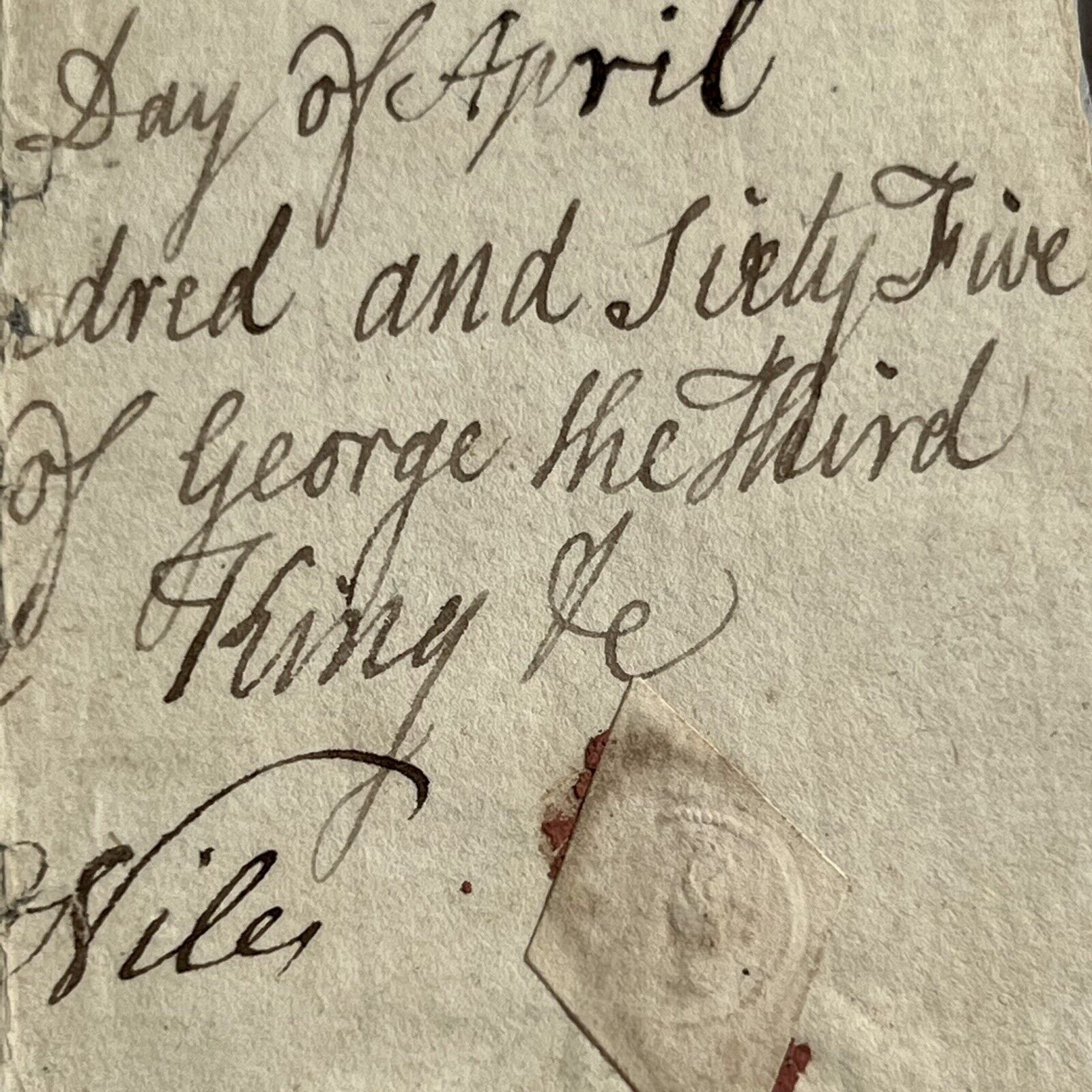 JOHN ADAMS * PSA/DNA * Handwritten Autograph Document Mentions George III Signed