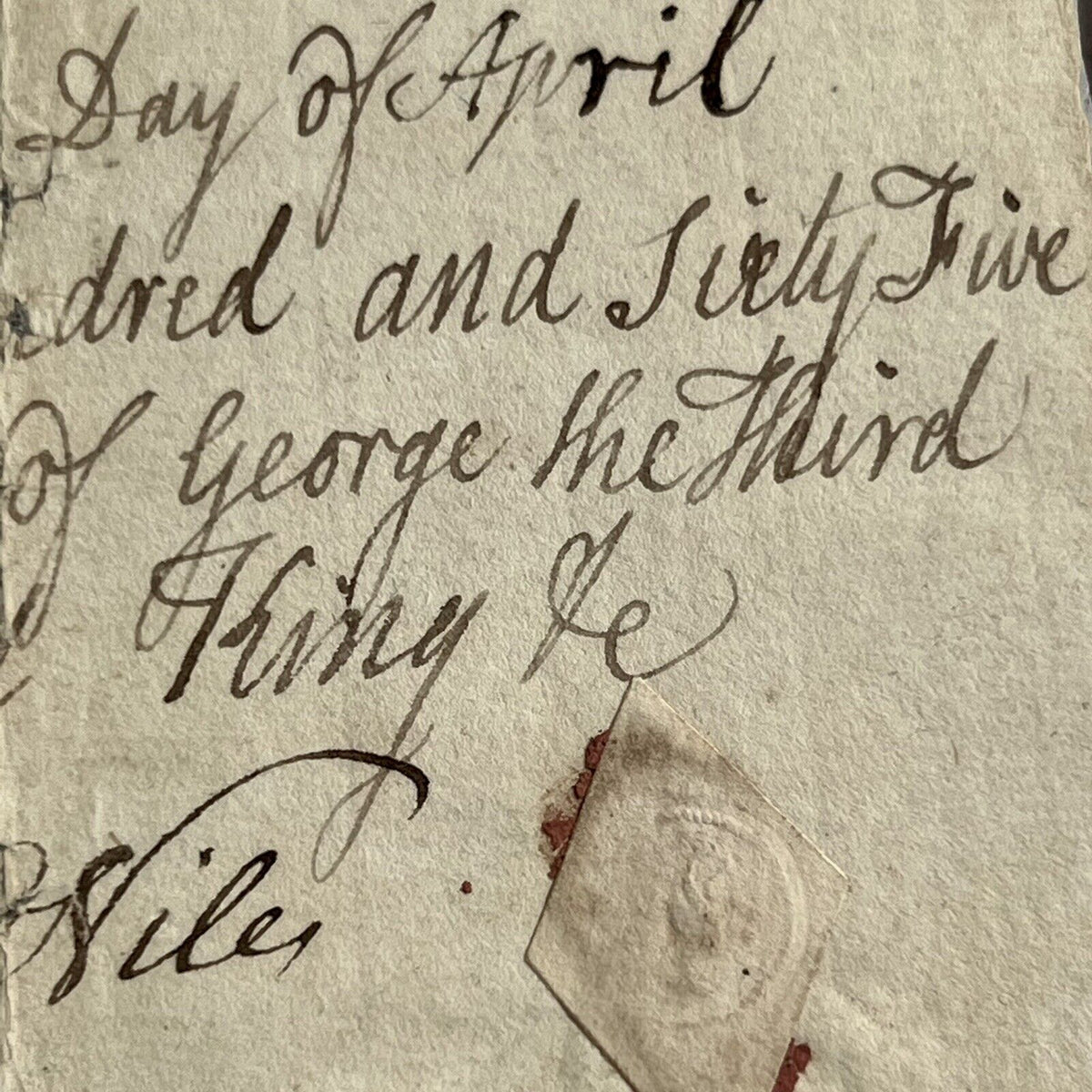 JOHN ADAMS * PSA/DNA * Handwritten Autograph Document Mentions George III Signed