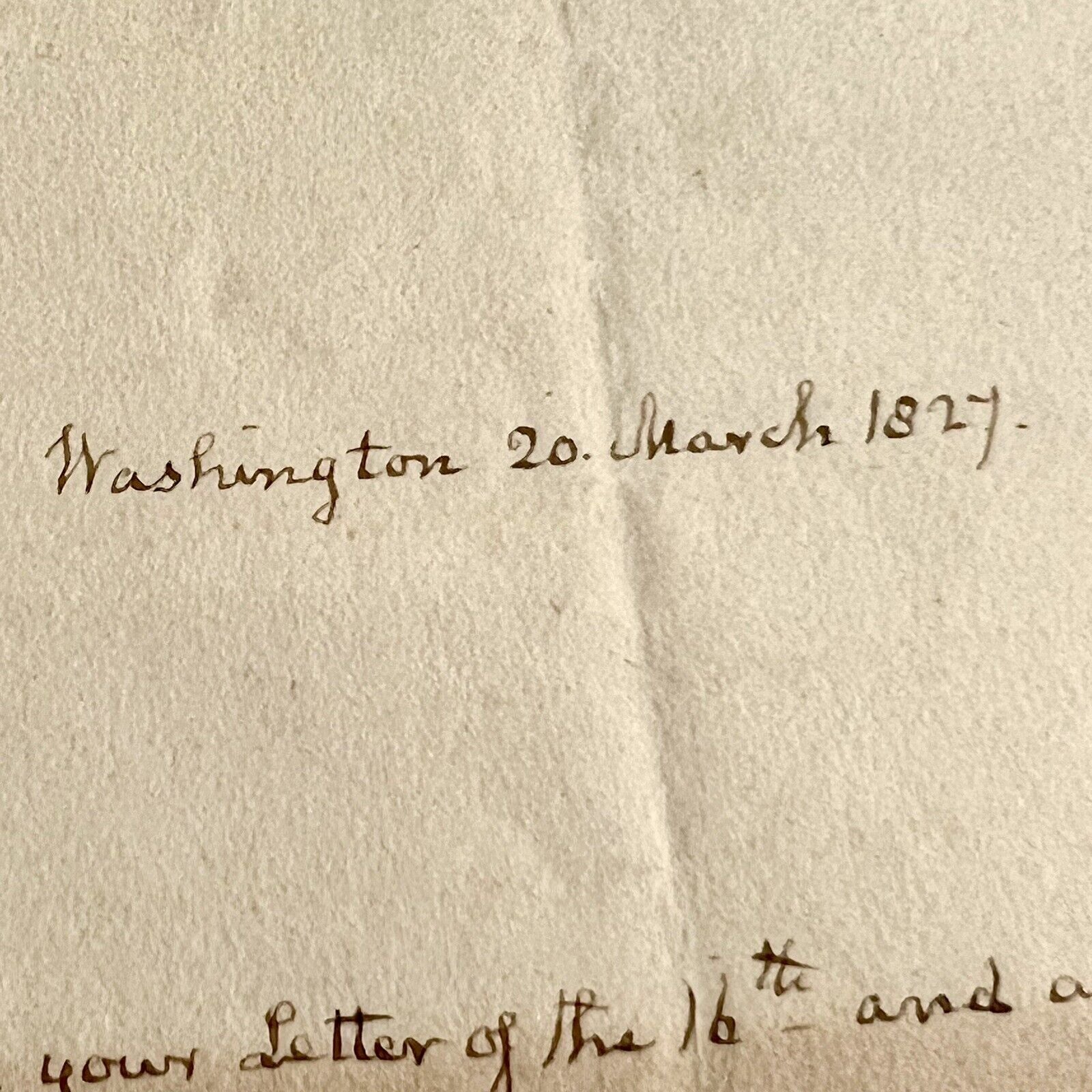 JOHN QUINCY ADAMS * Autograph Letter Re Fathers Biography & Van Buren Signed JSA