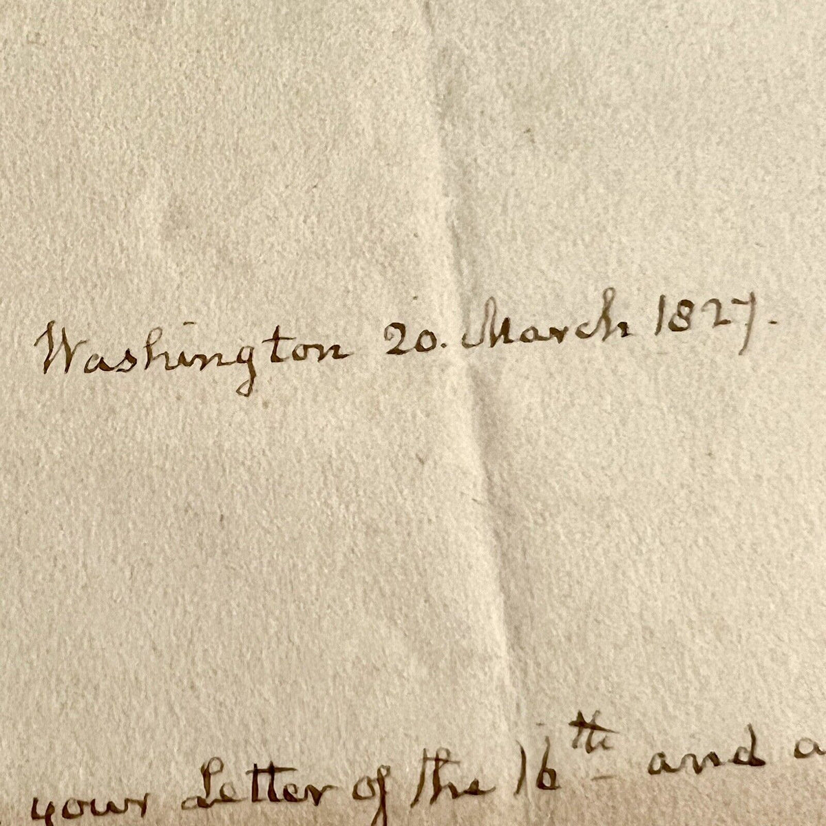 JOHN QUINCY ADAMS * Autograph Letter Re Fathers Biography & Van Buren Signed JSA