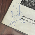 NEIL ARMSTRONG * Beckett BAS Slab * Signed "One Small Step" Autograph Photo