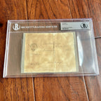 OSCAR WILDE * Beckett BAS * Hand Signed Stationery Autograph
