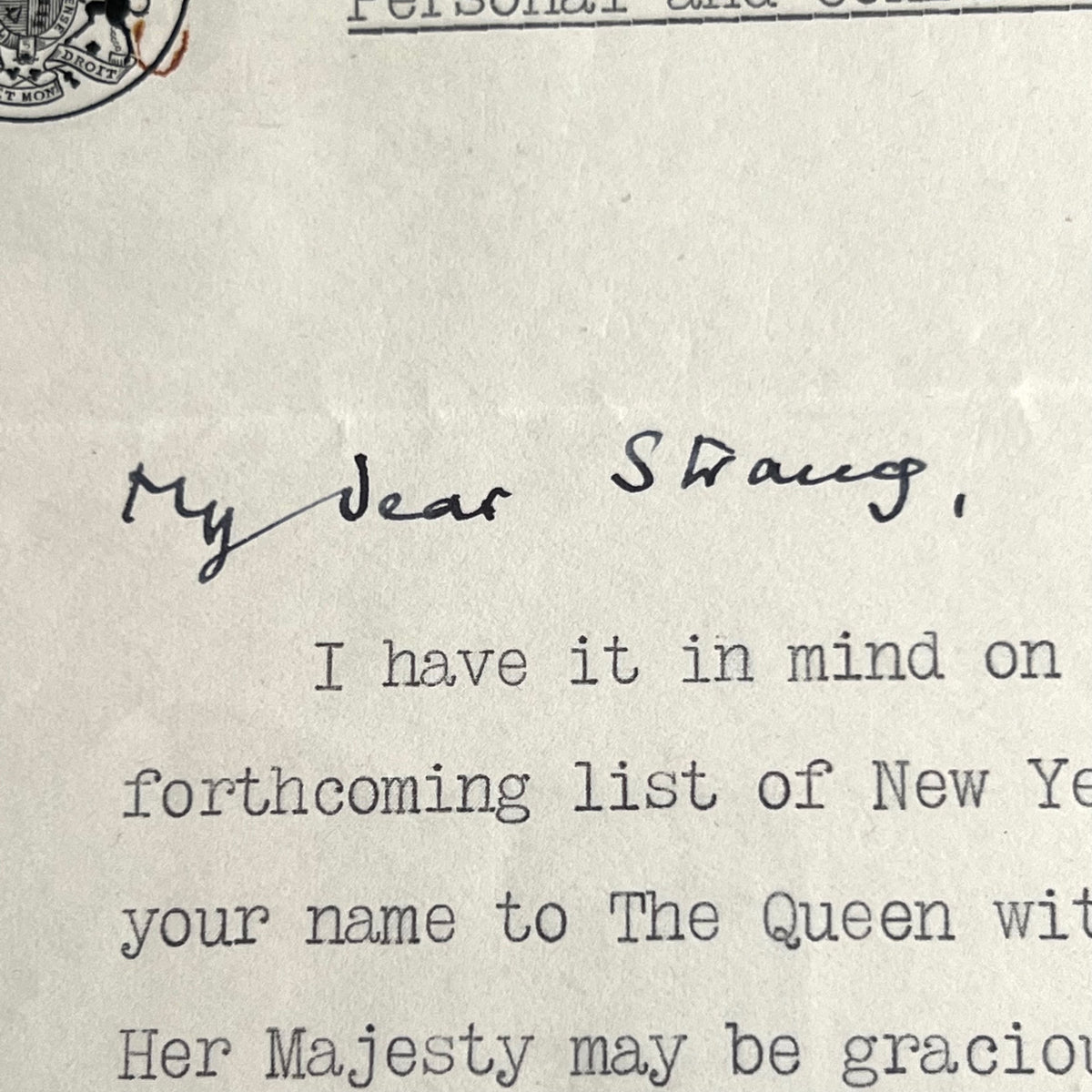 WINSTON S. CHURCHILL * PSA/DNA * Prime Minister Autograph Letter Signed *
