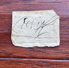 KING GEORGE III  * JSA * "Mad" AUTOGRAPH Cut Signature SIGNED