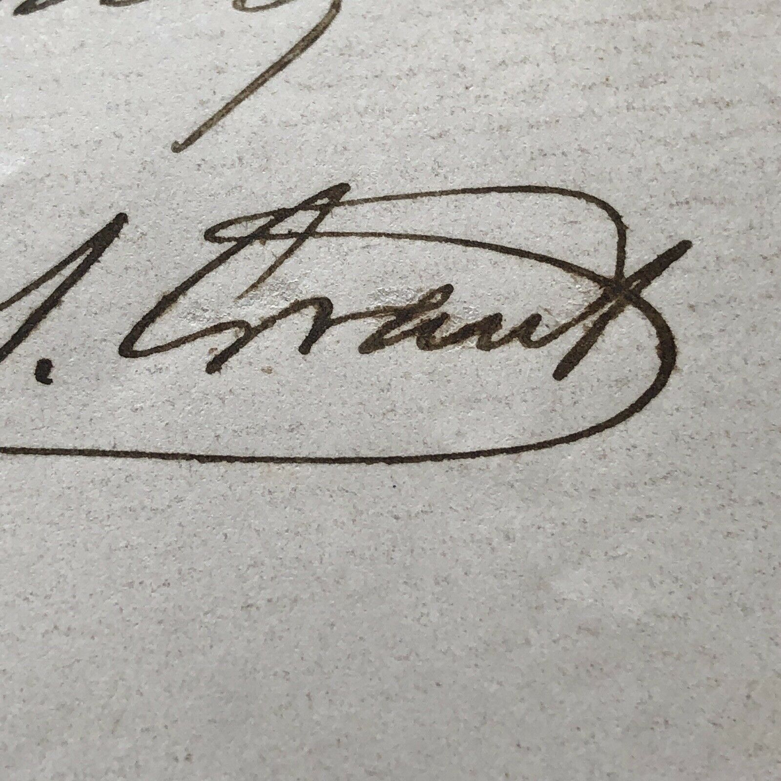 ULYSSES S. GRANT * PSA/DNA * "No Autograph of Abraham Lincoln" Letter Signed
