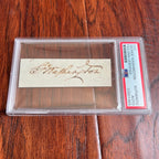 GEORGE WASHINGTON * PSA/DNA Encapsulated * Autograph Cut Signature Signed Slab