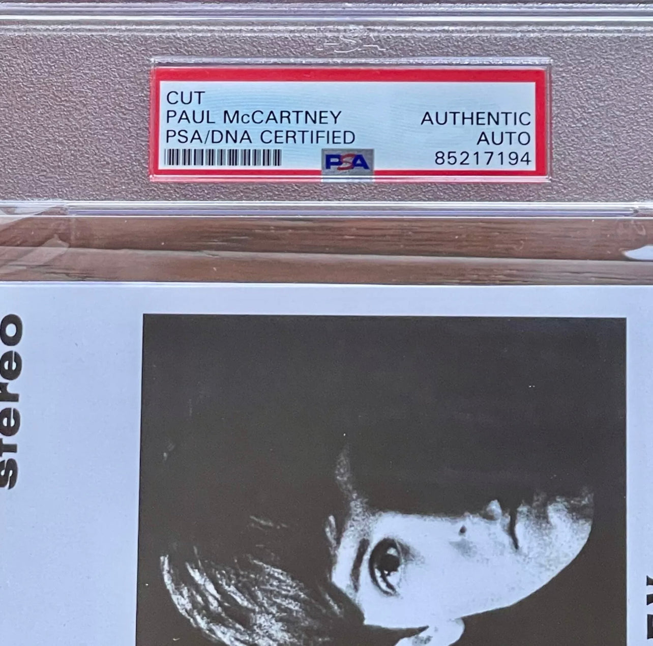 PAUL McCARTNEY * PSA/DNA * MEET THE BEATLES Autograph Custom Card SIGNED