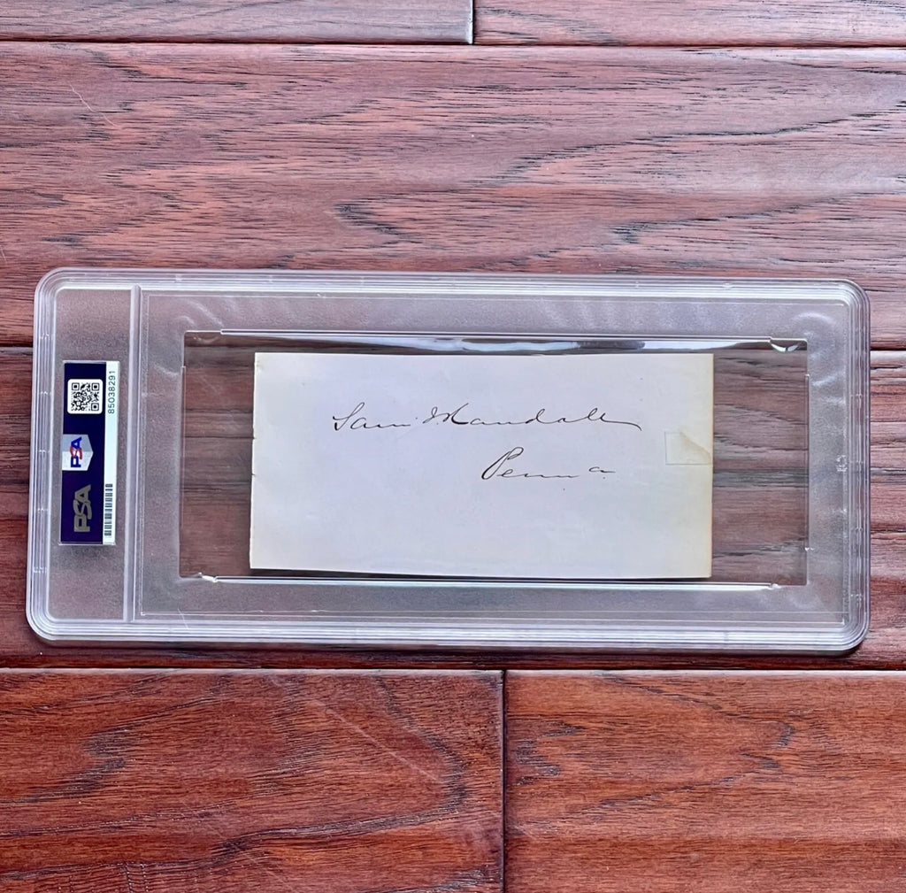 WILLIAM MCKINLEY * PSA/DNA Slab * Autograph Album Page Signed * Ohio