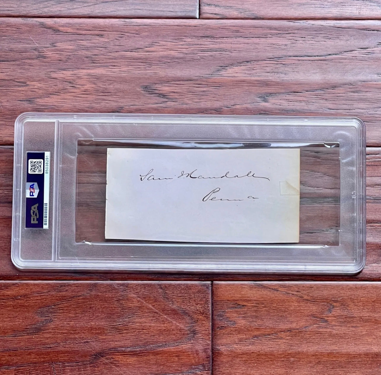 WILLIAM MCKINLEY * PSA/DNA Slab * Autograph Album Page Signed * Ohio