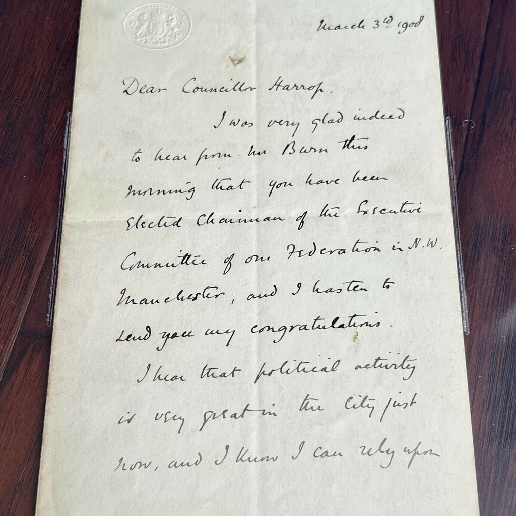 WINSTON S.CHURCHILL * BAS * AUTOGRAPH Letter SIGNED * Beckett