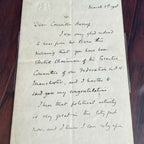 WINSTON S.CHURCHILL * BAS * AUTOGRAPH Letter SIGNED * Beckett