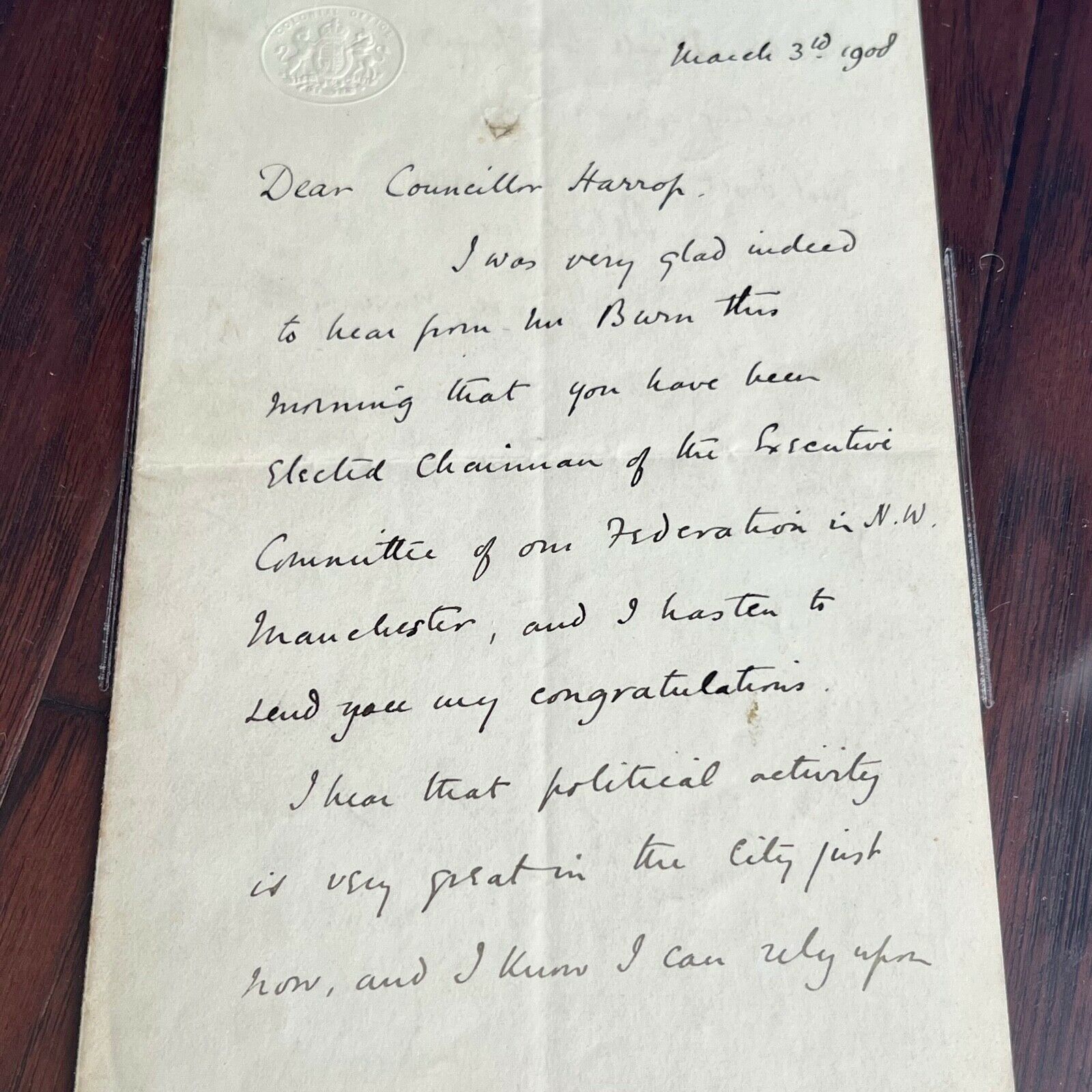 WINSTON S.CHURCHILL * BAS * AUTOGRAPH Letter SIGNED * Beckett
