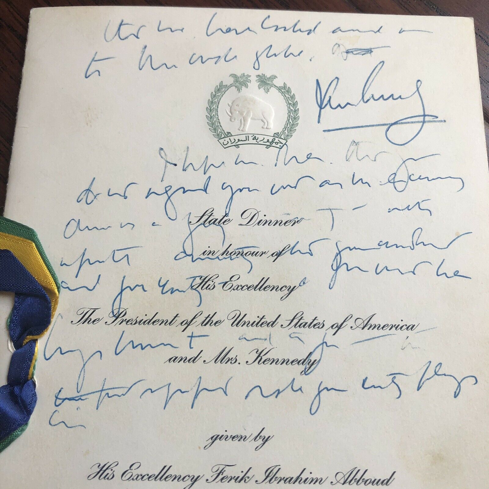 JOHN F KENNEDY * JSA LOA * 4 Pg Handwritten Speech Signed As President Autograph