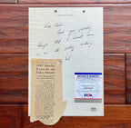 Robert & Ted Kennedy Letters PSA