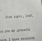 QUEEN ELIZABETH II * JSA LOA * Signed Letter Re 21st Birthday Gift Autograph