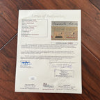 CHARLES SCHULZ * JSA LOA * Hand Signed Snoopy Peanuts Comic Strip Autograph