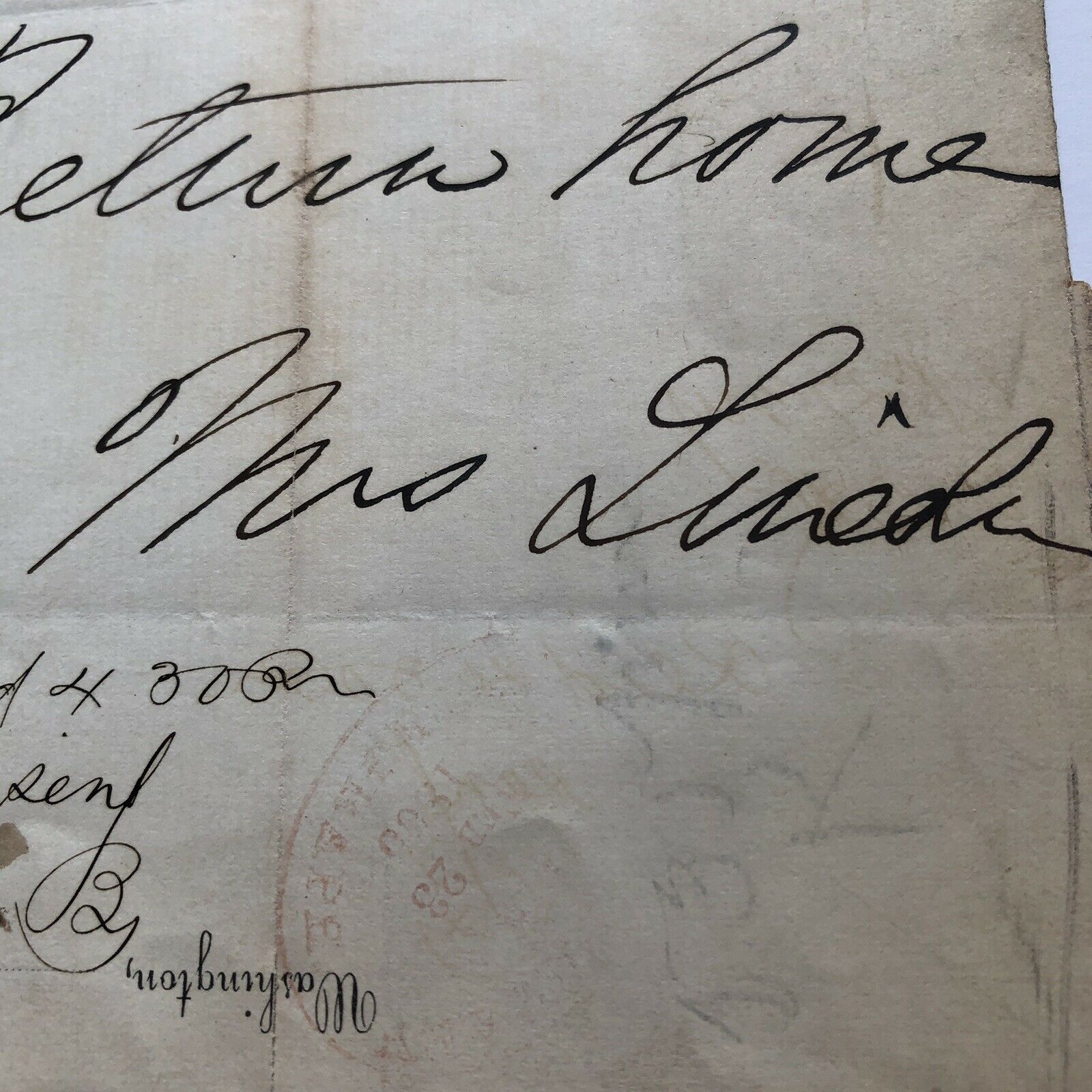 MARY TODD LINCOLN * BAS LOA * 1865 Executive Mansion Autograph Letter Signed *
