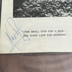 NEIL ARMSTRONG * Beckett BAS Slab * Signed "One Small Step" Autograph Photo