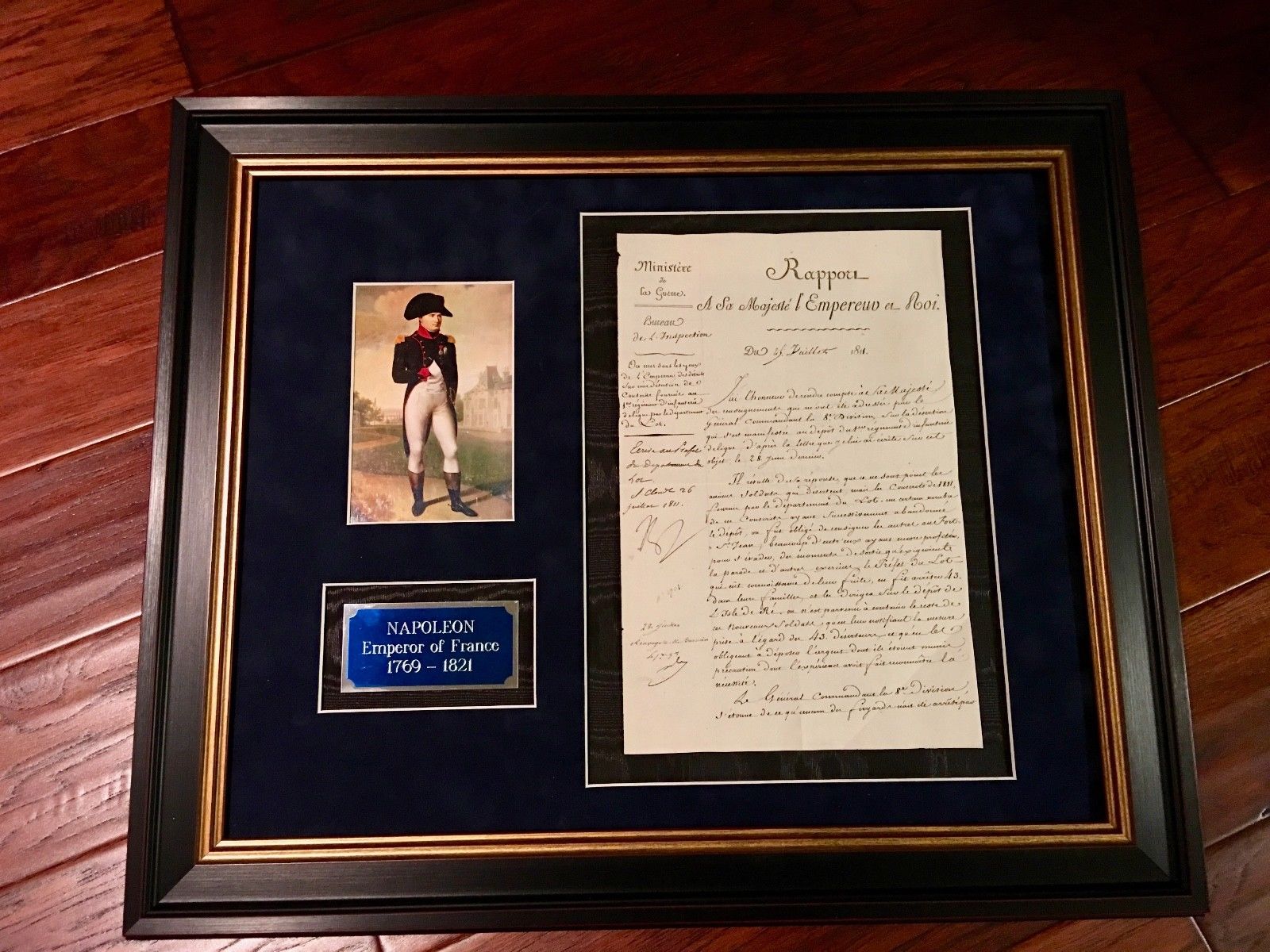 NAPOLEON BONAPARTE * AUTOGRAPH Signed at SAINT CLOUD * 1811 * re: Army Deserters