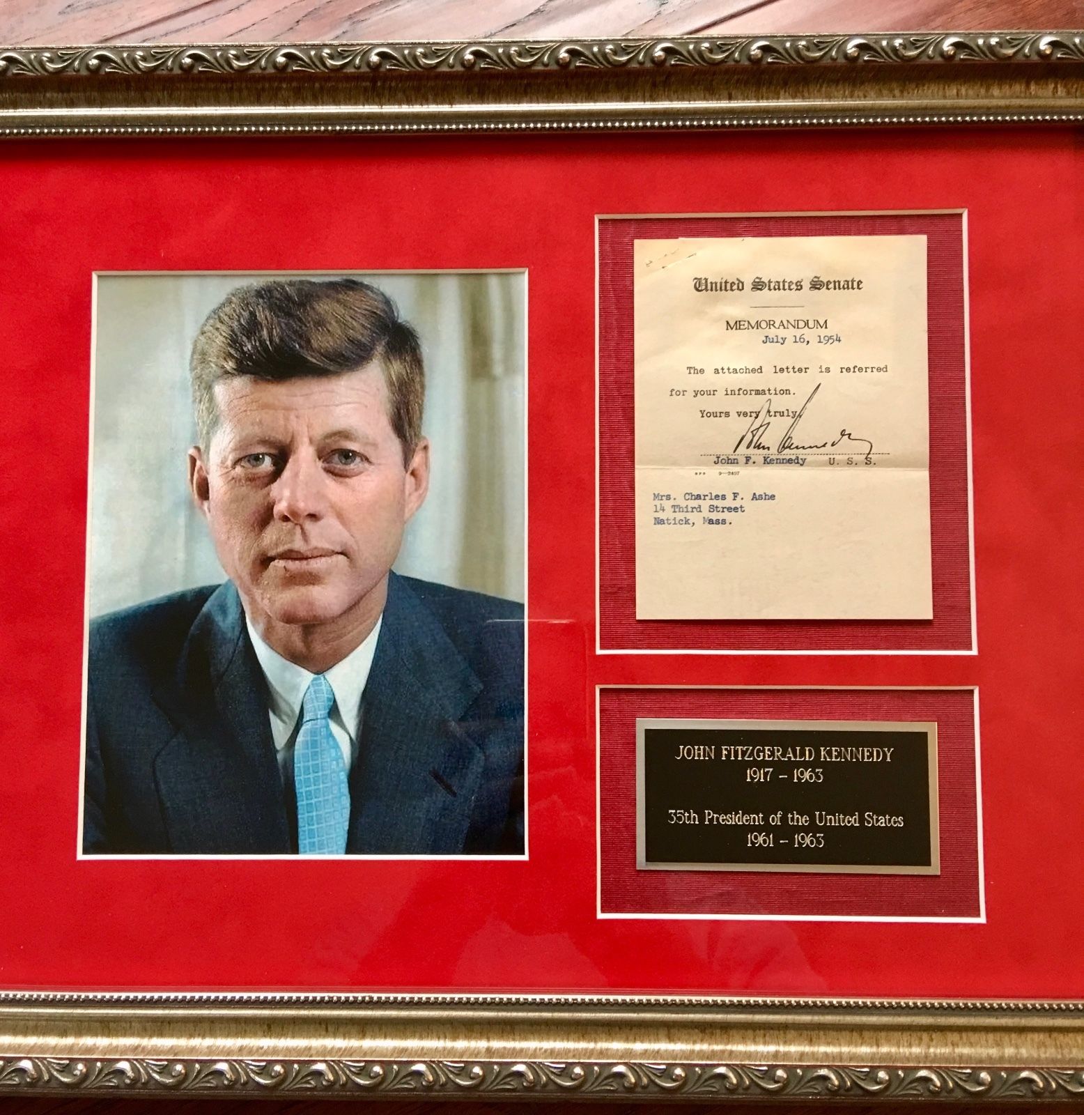 JOHN F. KENNEDY * JSA COA * Scarce Authentic JFK AUTOGRAPH Signed *